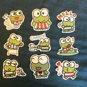 Sanrio Keroppi Vinyl Sticker Bundle 🐸